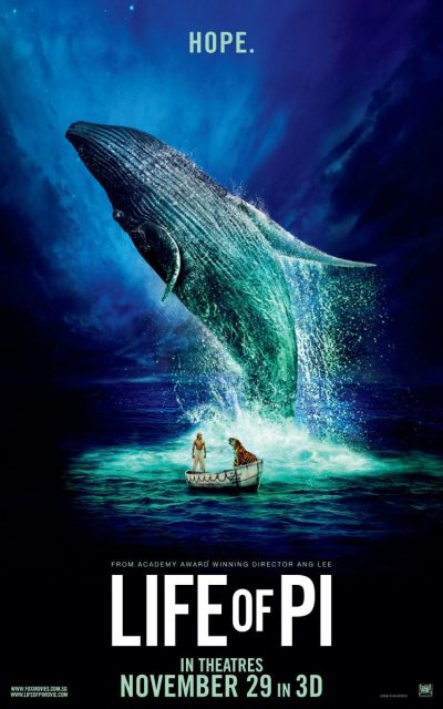 L'odyssée de Pi - Photos et affiches. 6 affiche poster odysée life pi disney fox