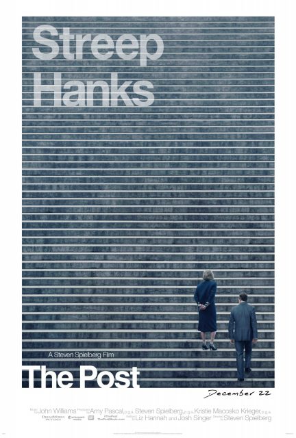Affiche Poster de Pentagon papers avec Tom Hanks et Meryl Streep 2017