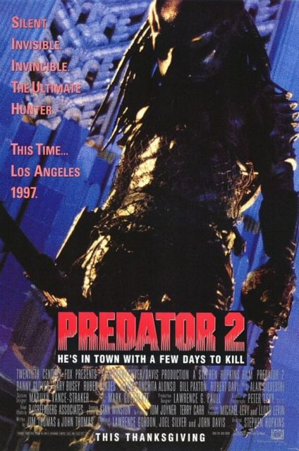 Predator 2 - Photos et affiches. 2 affiche poster predator 2 disney fox
