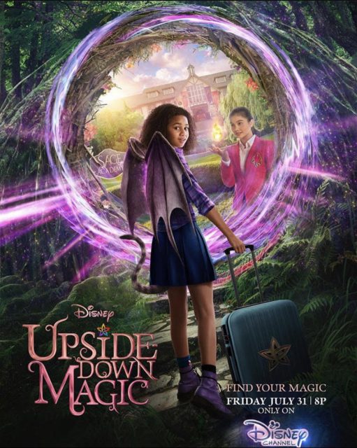 L'école de la magie - Streaming. 1 affiche poster upside down magic disney channel