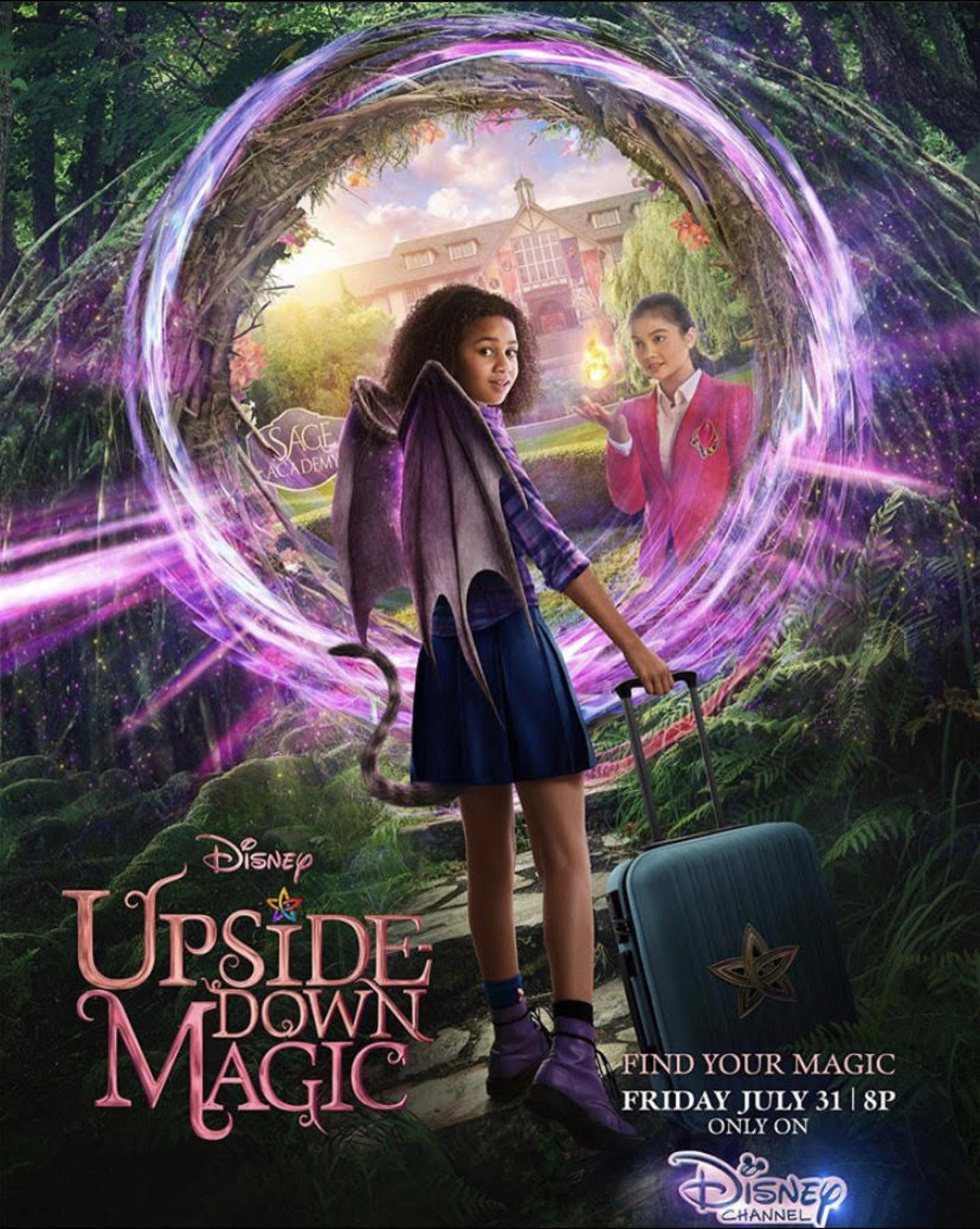 affiche poster upside down magic disney channel