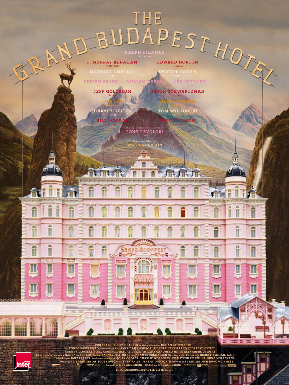 The Grand Budapest Hotel. 7 affiche poster grand budapest hotel disney fox