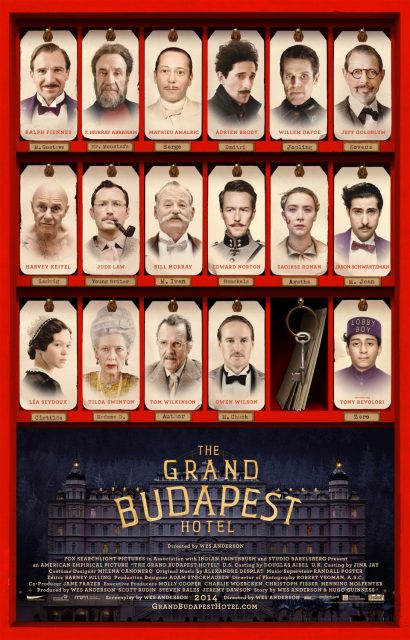 The Grand Budapest Hotel. 9 affiche poster grand budapest hotel disney fox