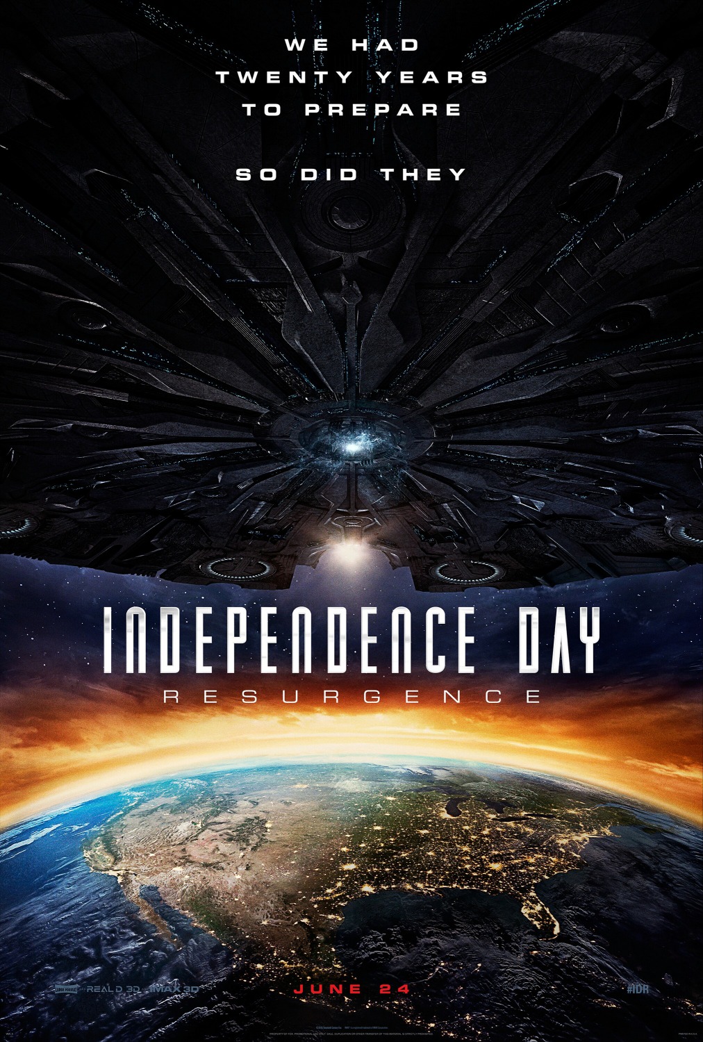 affiche poster independence day resurgence disney fox