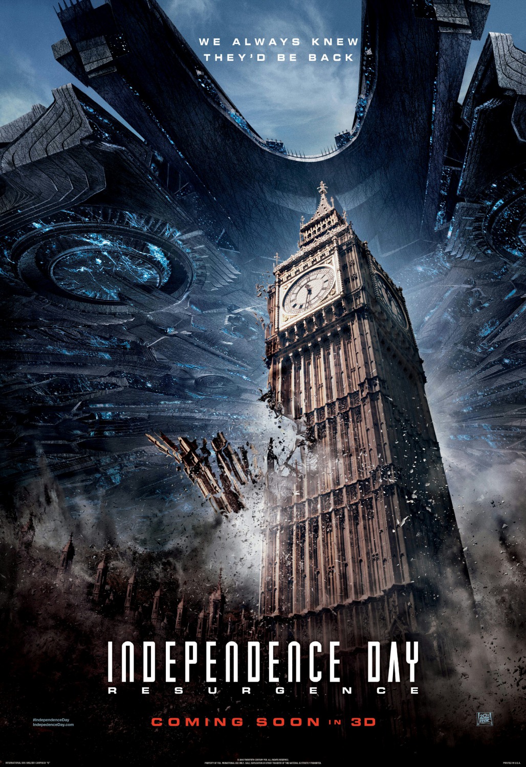 affiche poster independence day resurgence disney fox