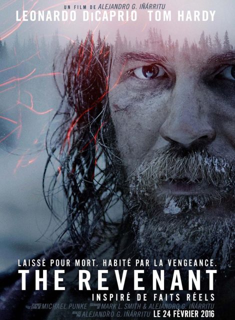 The revenant. 17 Affiche Poster de The revenant avec Leonardo DiCaprio et Tom Hardy 2015