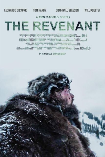 The revenant. 26 Affiche Poster de The revenant avec Leonardo DiCaprio et Tom Hardy 2015