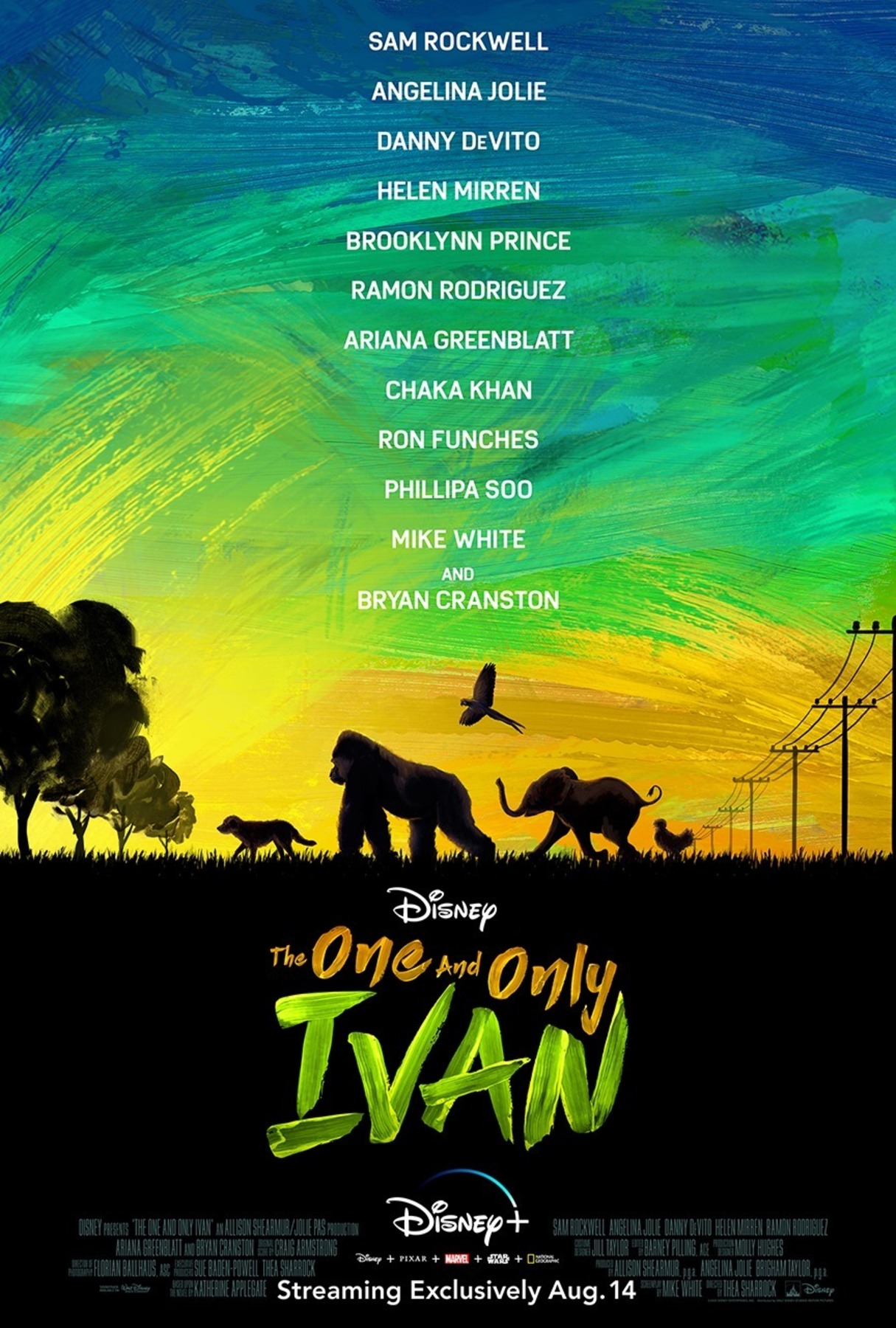 affiche poster seul unique ivan only one disney