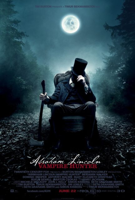 affiche poster abraham lincoln chasseur vampires hunter disney fox