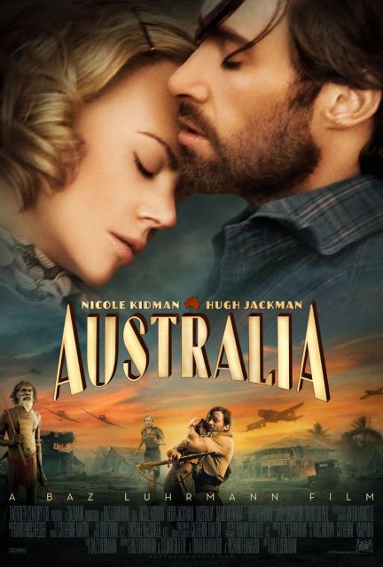 Affiche Poster de Australia avec Nicole Kidman et Hugh Jackman 2008
