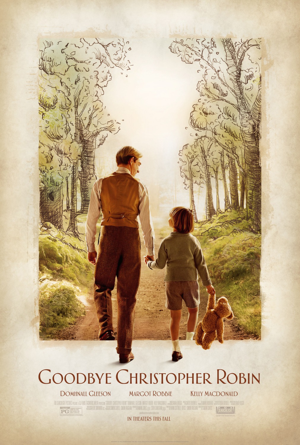 affiche poster goodbye christopher robin disney fox