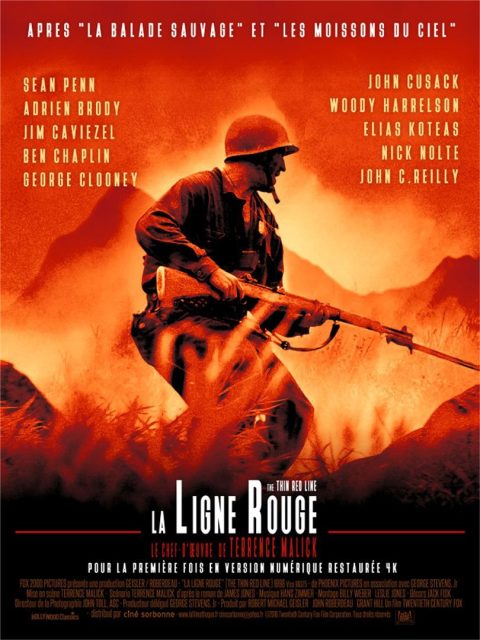 affiche poster ligne rouge thin red line disney fox