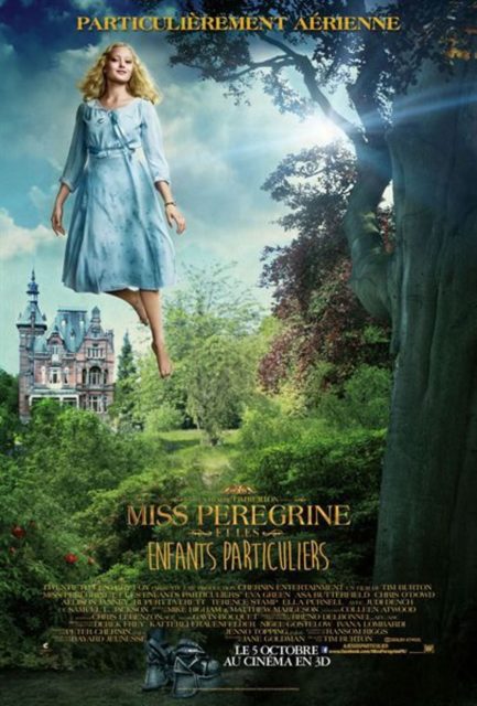 Affiche Poster de Miss Peregrine et les enfants particuliers avec Eva Green et Asa Butterfield 2016