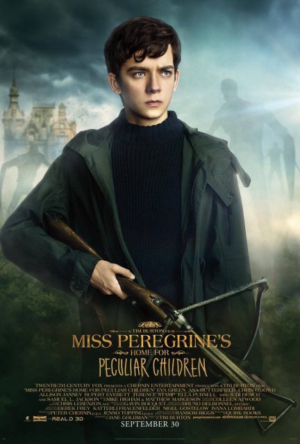 Affiche Poster de Miss Peregrine et les enfants particuliers avec Eva Green et Asa Butterfield 2016