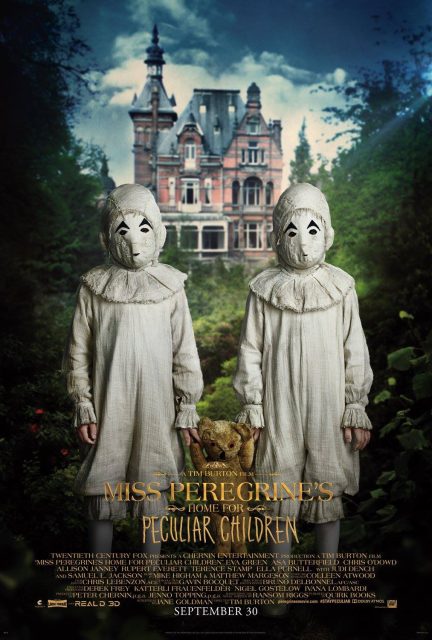 Affiche Poster de Miss Peregrine et les enfants particuliers avec Eva Green et Asa Butterfield 2016