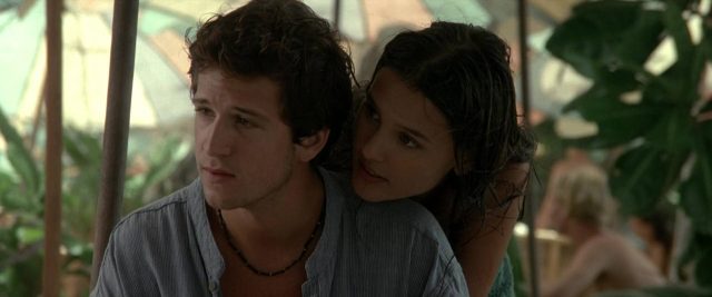 La plage. 4 Leonardo DiCaprio Virginie Ledoyen et Guillaume Canet dans La plage The beach 2000