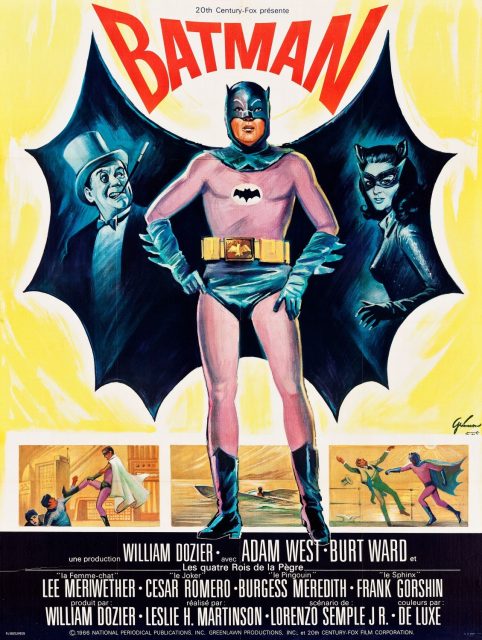 Batman (1966). 10 affiche poster batman disney fox