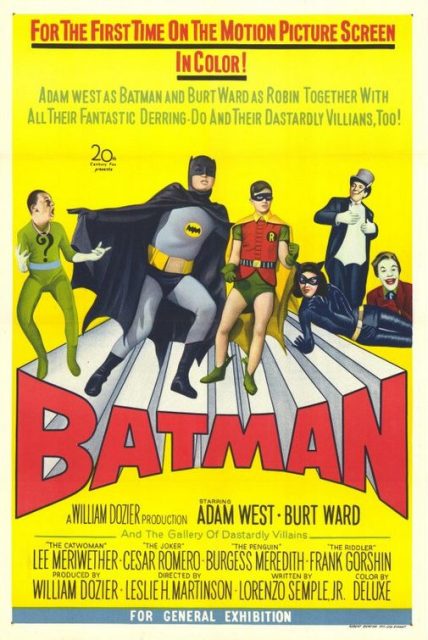Batman (1966). 11 affiche poster batman disney fox