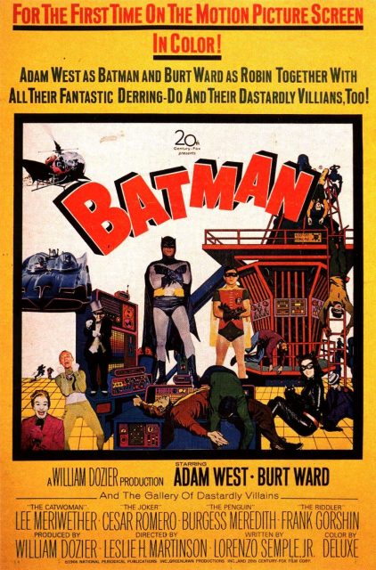 Batman (1966). 14 affiche poster batman disney fox