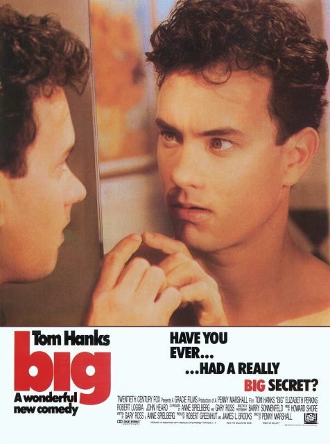 Affiche Poster de Big avec Tom Hanks 1988