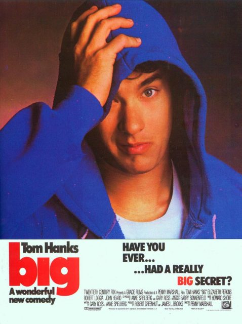 Affiche Poster de Big avec Tom Hanks 1988
