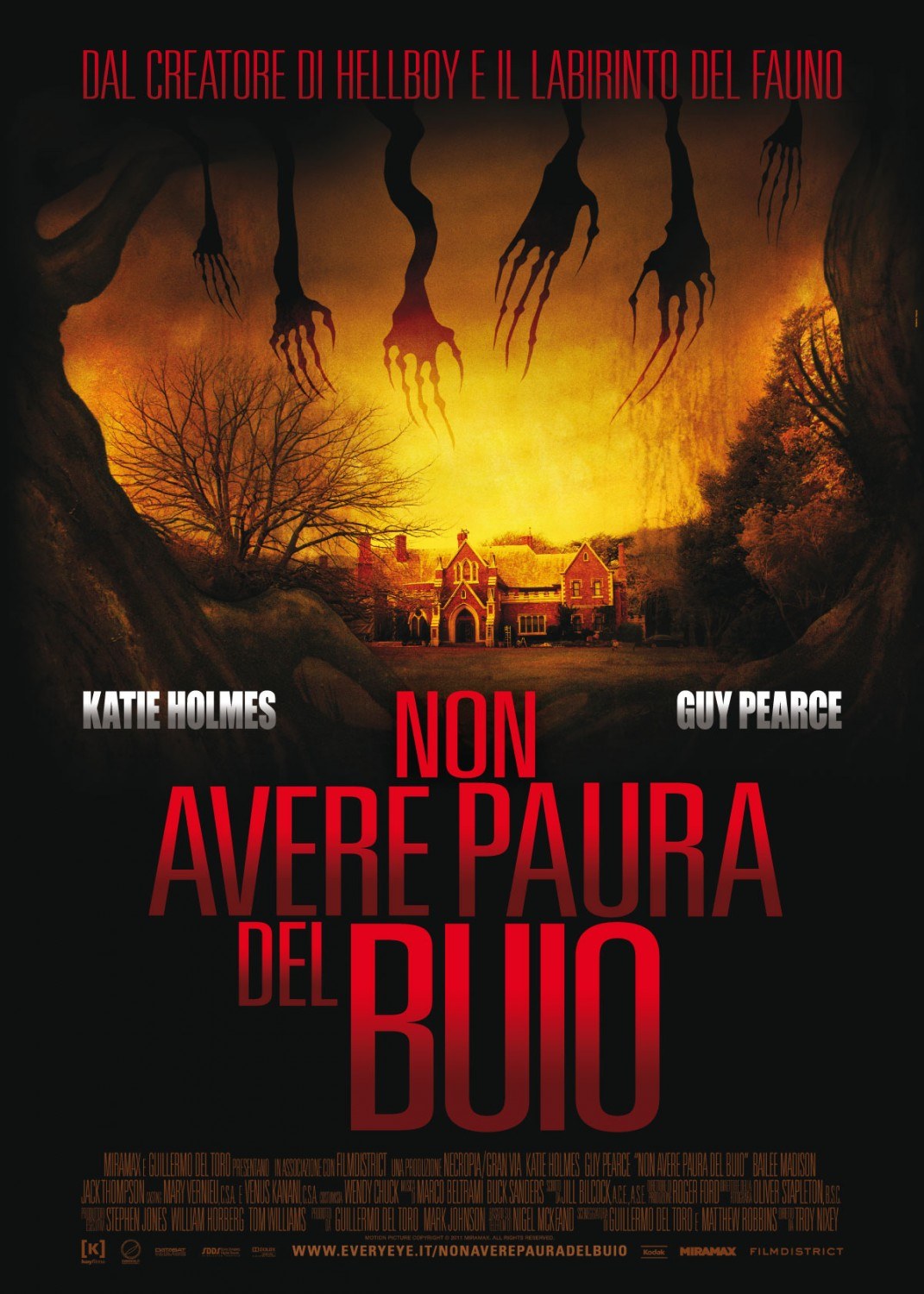 affiche poster dont be afraid dark disney miramax