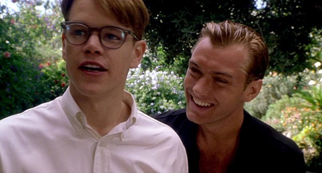 Le talentueux Mr. Ripley. 4 Matt Damon Gwyneth Paltrow et Jude Law dans Le talentueux Mr. Ripley 1999
