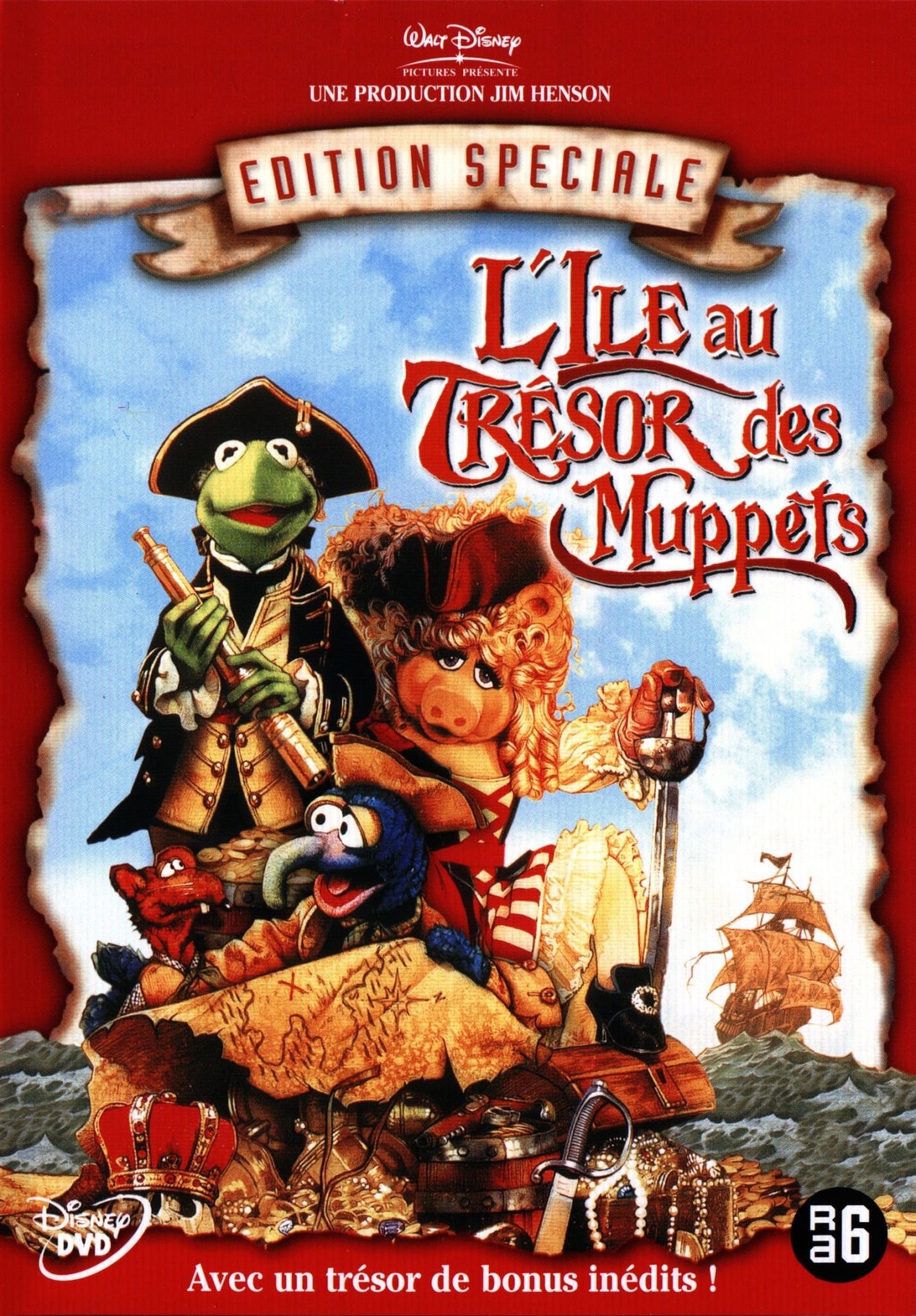 affiche poster ile trésor muppets treasure island disney
