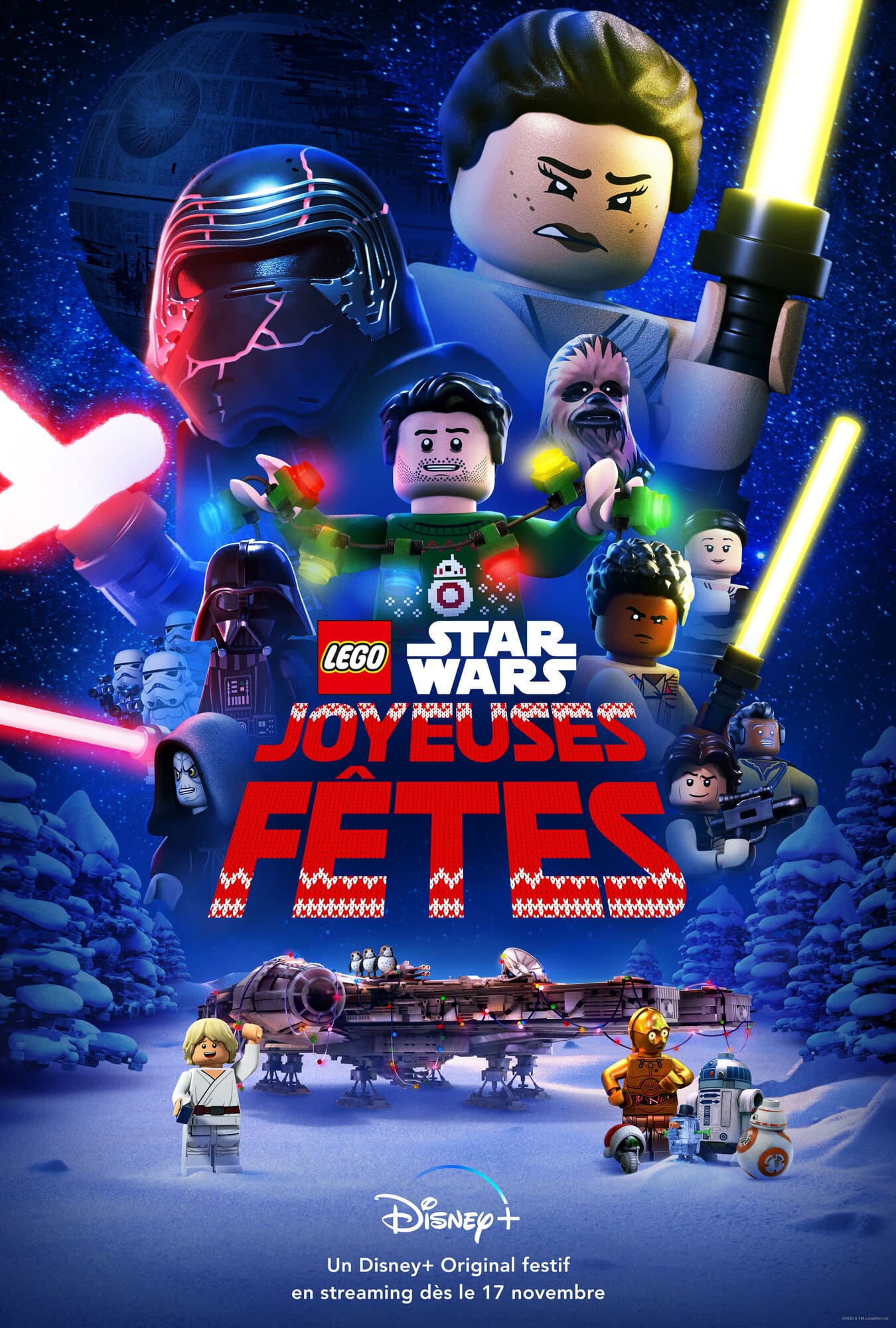 LEGO Star Wars : Joyeuses fêtes - Photos et affiches. 3 affiche poster lego star wars joyeuses fetes holidays special disney