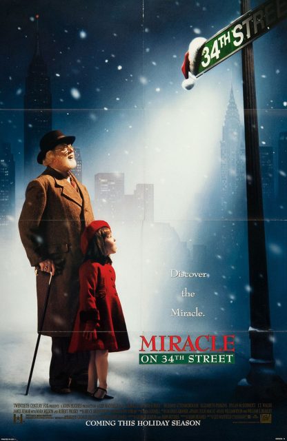 Miracle sur la 34e rue - Photos et affiches. 3 affiche poster miracle 34e rue street disney fox