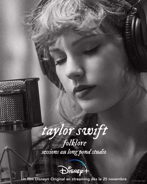 affiche poster taylor swift folklore long pond studio sessions disney