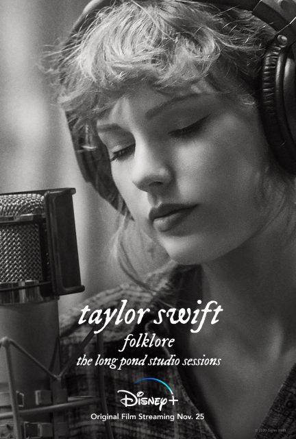 affiche poster taylor swift folklore long pond studio sessions disney