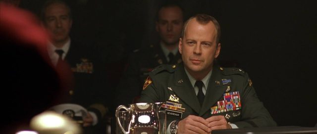 Denzel Washington Annette Bening et Bruce Willis dans Couvre-feu The siege 1998