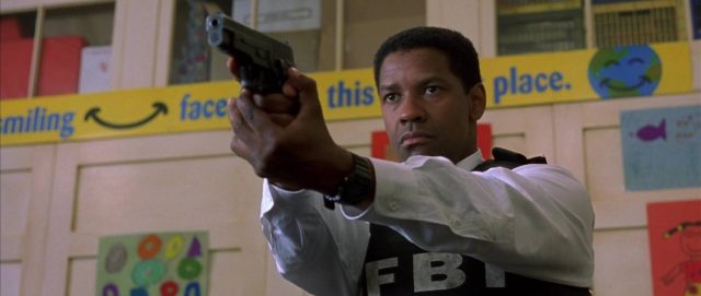 Denzel Washington Annette Bening et Bruce Willis dans Couvre-feu The siege 1998