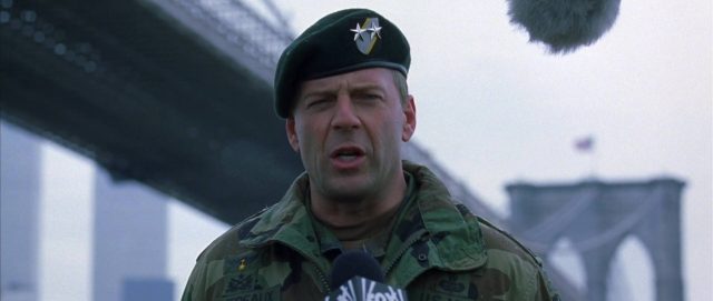 Denzel Washington Annette Bening et Bruce Willis dans Couvre-feu The siege 1998