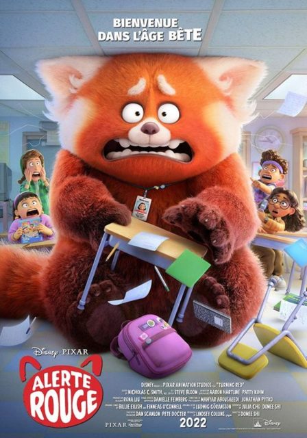 Alerte rouge - Photos et affiches. 3 Affiche Poster de Alerte rouge Turning red Pixar 2022