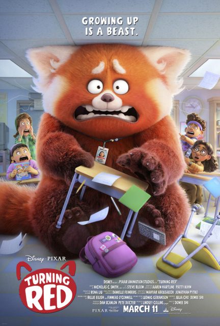 Alerte rouge - Photos et affiches. 6 Affiche Poster de Alerte rouge Turning red Pixar 2022