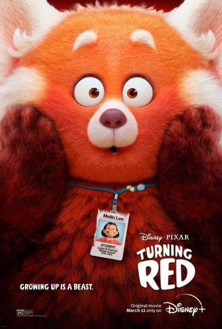Alerte rouge - Photos et affiches. 10 Affiche Poster de Alerte rouge Turning red Pixar 2022