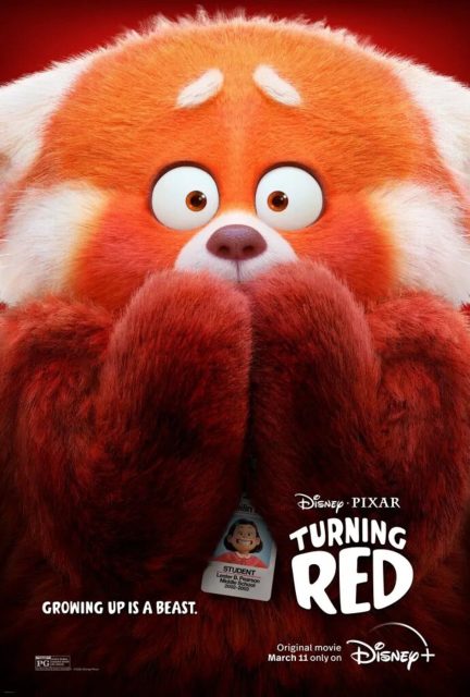 Alerte rouge - Photos et affiches. 11 Affiche Poster de Alerte rouge Turning red Pixar 2022
