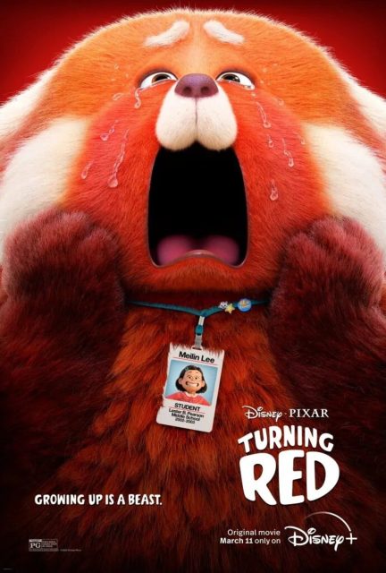 Alerte rouge - Photos et affiches. 12 Affiche Poster de Alerte rouge Turning red Pixar 2022
