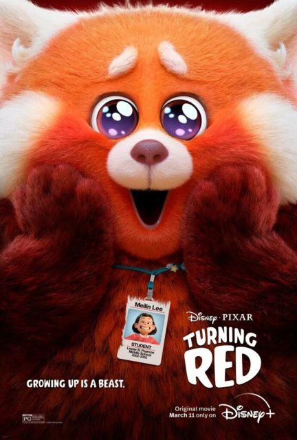 Alerte rouge - Photos et affiches. 9 Affiche Poster de Alerte rouge Turning red Pixar 2022