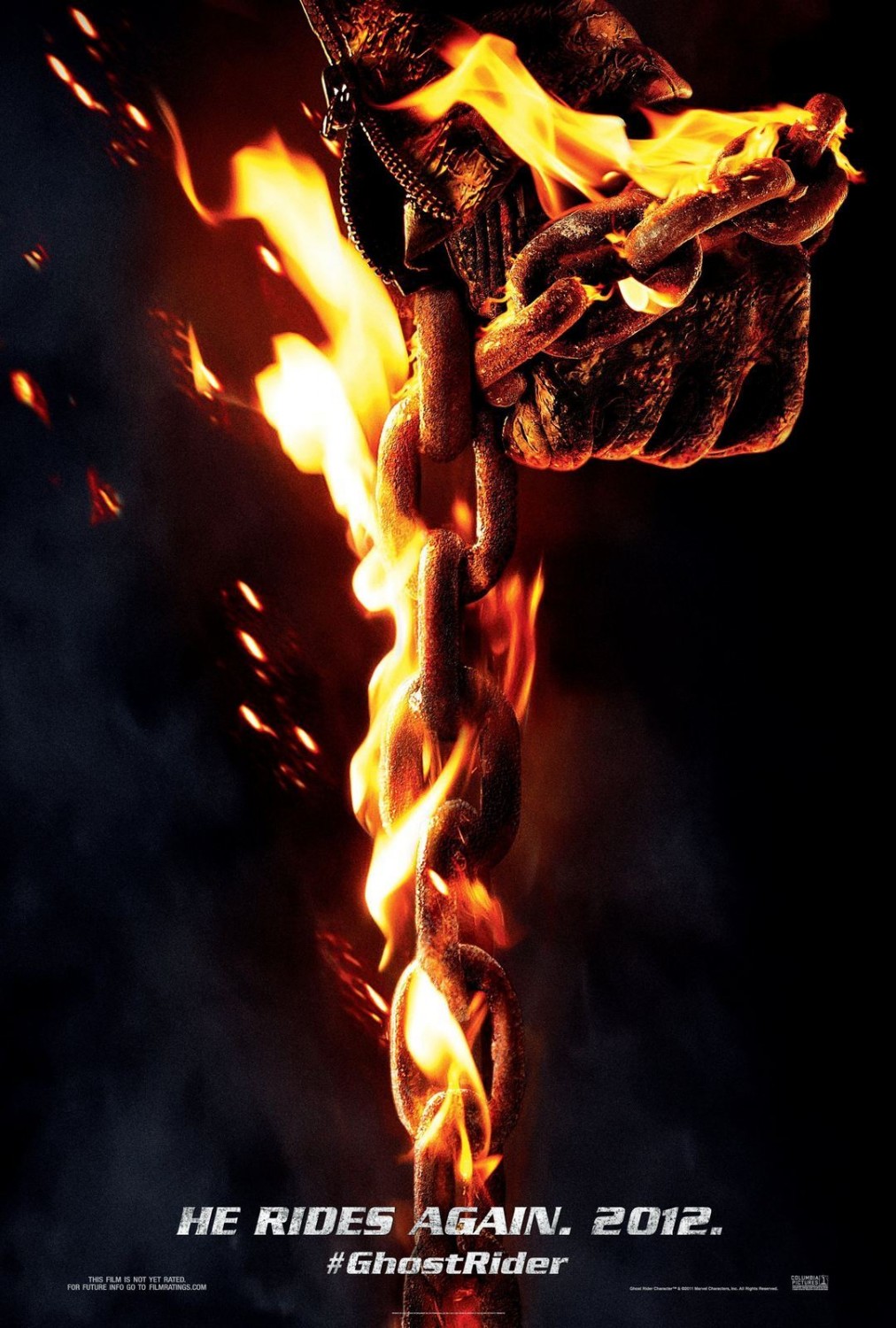 Ghost Rider 2 : l'esprit de vengeance - Photos et affiches. 3 affiche poster ghost rider 2 esprit vengeance spirit disney marvel