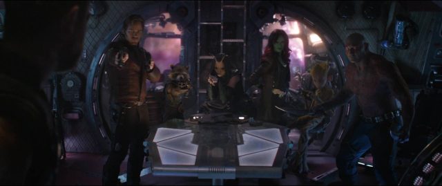 Avengers : Infinity War. 9 Chris Pratt et Zoe Saldana dans Avengers : Infinity War 2018