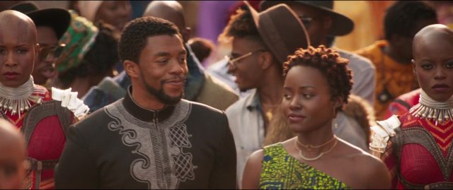 Black Panther. 7 Chadwick Boseman et Michael B. Jordan dans Black Panther 2018