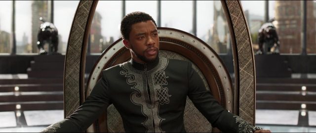 Black Panther. 4 Chadwick Boseman et Michael B. Jordan dans Black Panther 2018