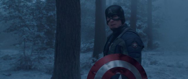 Captain America : First Avenger. 4 Chris Evans Hayley Atwell et Sebastian Stan dans Captain America : First Avenger 2011