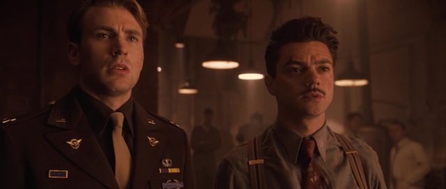 Captain America : First Avenger. 7 Chris Evans Hayley Atwell et Sebastian Stan dans Captain America : First Avenger 2011