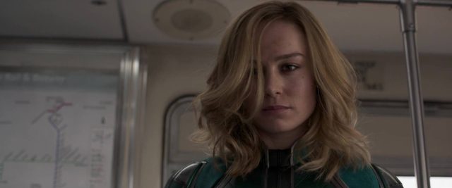 Captain Marvel. 7 Brie Larson et Samuel L. Jackson dans Captain Marvel 2019