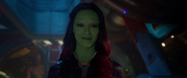 Les Gardiens de la Galaxie. 8 Chris Pratt et Zoe Saldana dans Les Gardiens de la Galaxie 2014