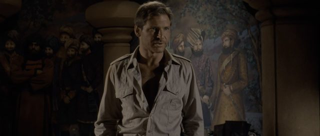 Indiana Jones et le temple maudit. 4 Harrison Ford dans Indiana Jones et le temple maudit the Temple of Doom 1984